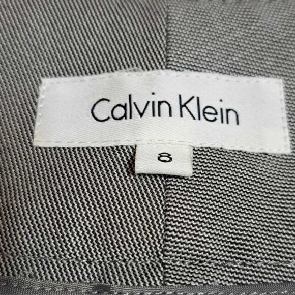 Calvin‎ Klein Ladies Pants Size 8 Gray Color Taupe pants - Picture 4 of 13